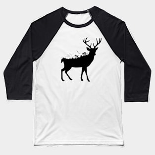 Forest Deer Baseball T-Shirt